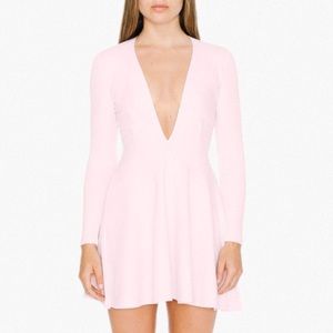 **SOLD** American Apparel Deep V-Neck Skater Dress